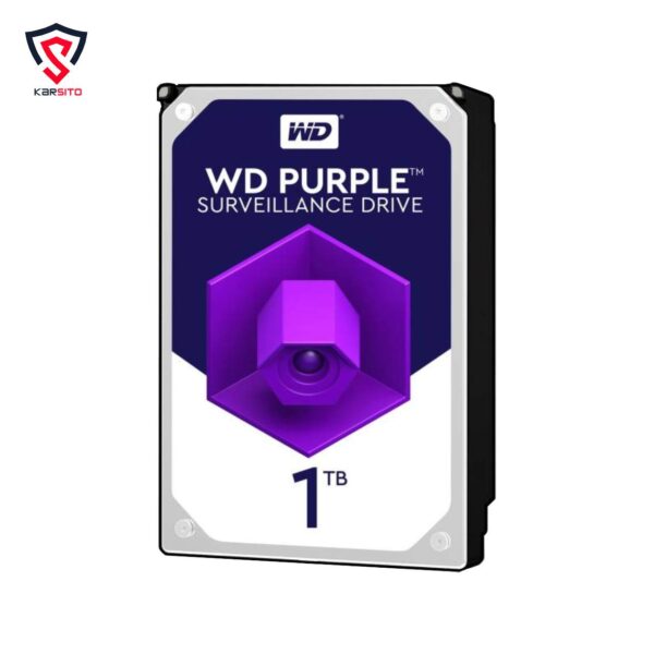 هارد دیسک اینترنال وسترن دیجیتال سری بنفش مدل Purple ظرفیت 1 ترابایت