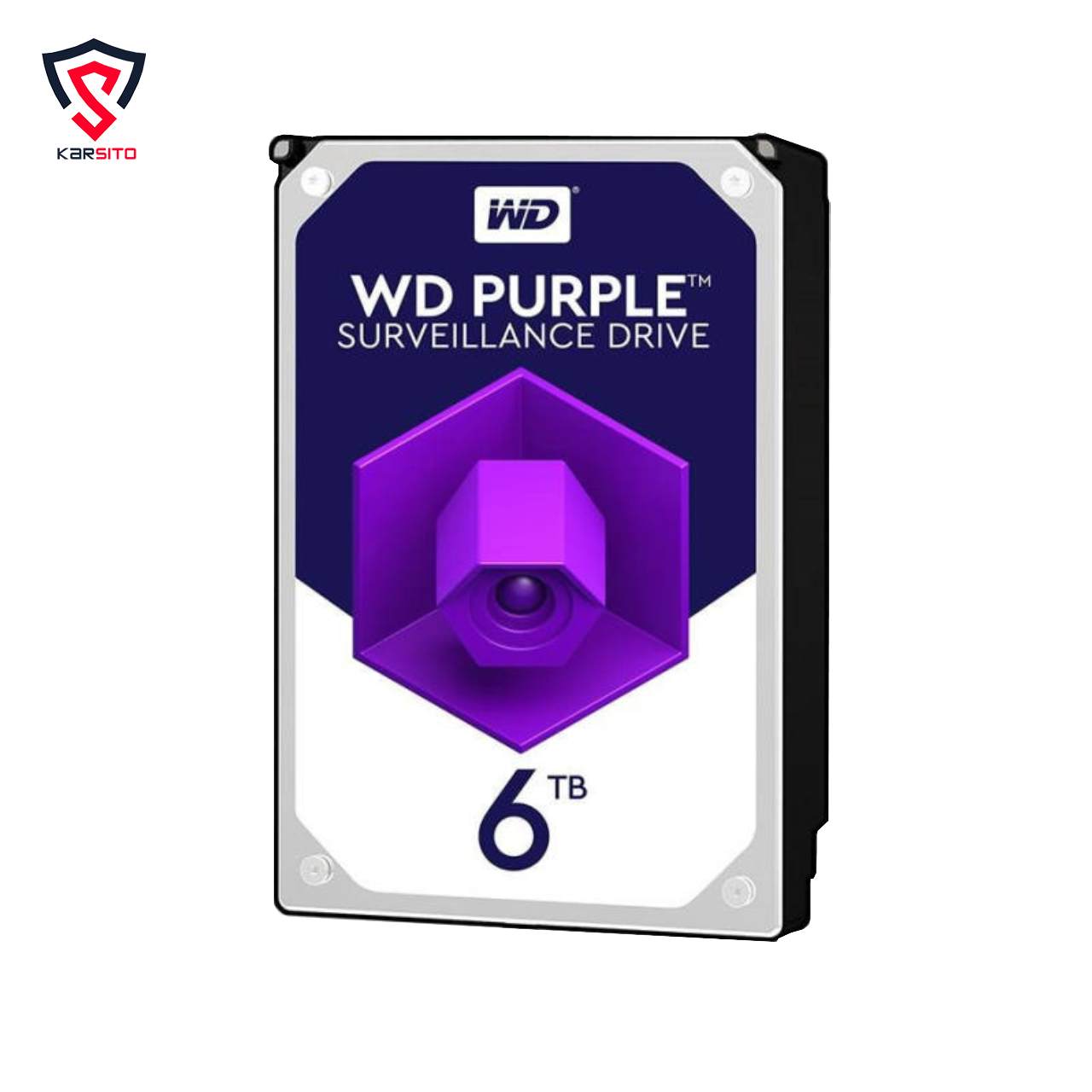 هارد دیسک اینترنال وسترن دیجیتال سری بنفش مدل Purple ظرفیت 6 ترابایت اصلی