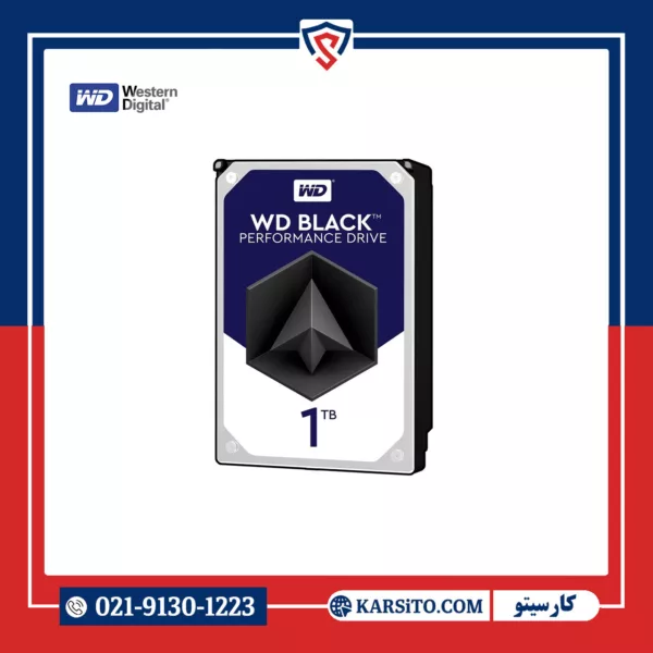 هارد اینترنال وسترن دیجیتال WD BLACK مشکی یک ترابایت استوک