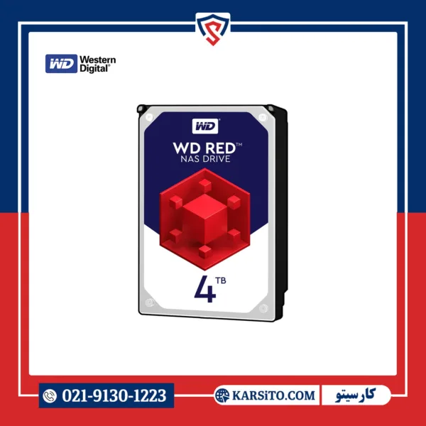 هارد اینترنال وسترن دیجیتال WD RED قرمز چهار ترابایت استوک