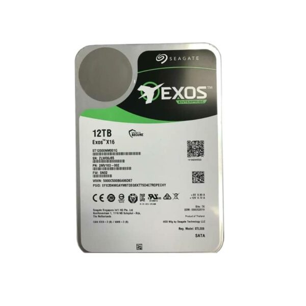 هارد دیسک اینترنال سیگیت مدل Exos X16 ST12000NM001G ظرفیت 12 ترابایت